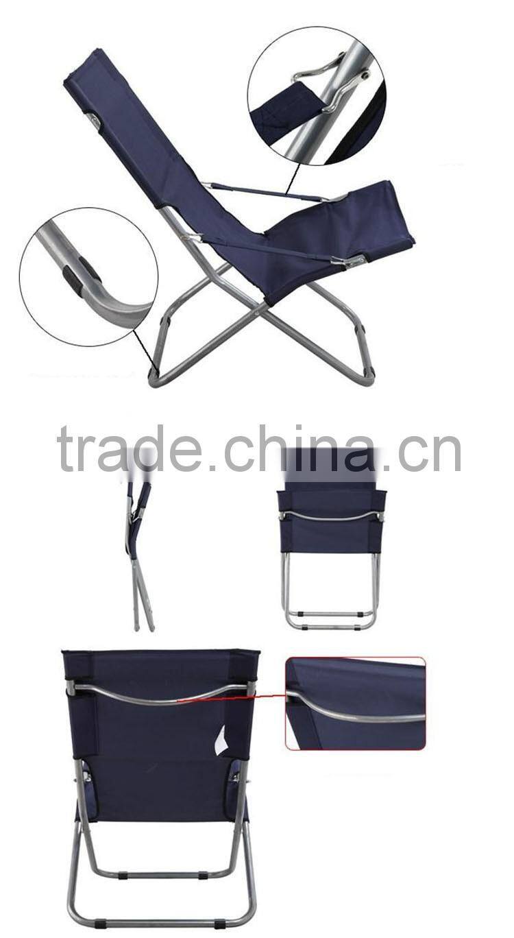 Travel Outdoor Colorful Luxury Beach Garden Classic Italian Chaise Folding sun lounge