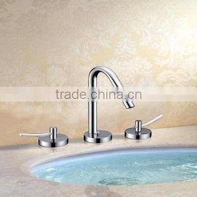 Fancy Design 3 Hole Deck Mounted Wash Basin Faucet BNF005A