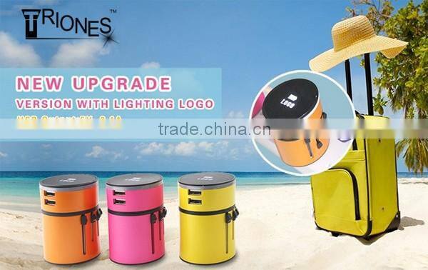 (110128) Best Promotional Gift International Universal Travel Adapter With Usb Port