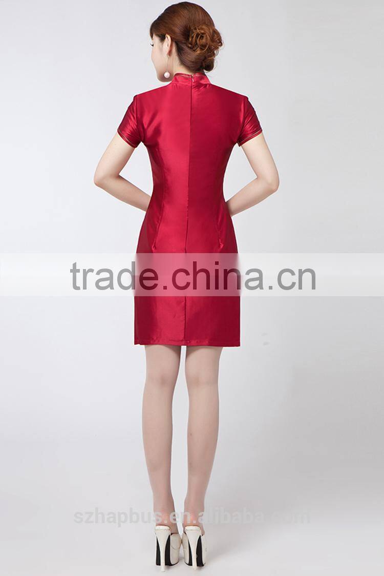 2015 ladies New Fashion casual embroidered dress