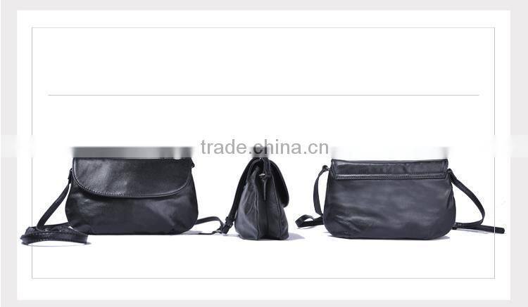 Fashion new product 2014 small lambskin leather satchel bag for ladies