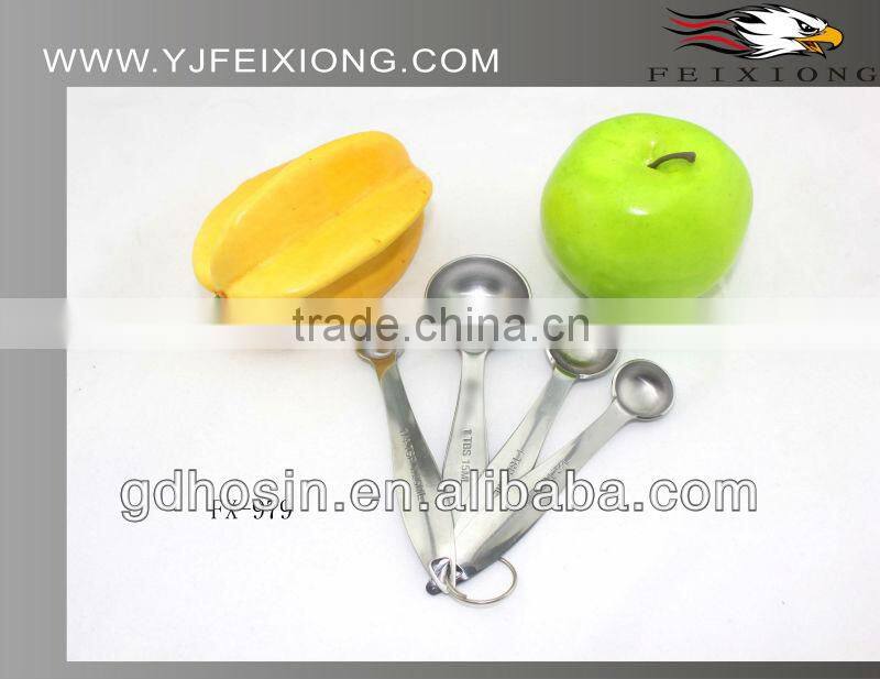 High quality !4pcs plastic measuring spoon set