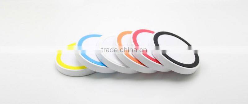 Colorful wireless mobile phone battery charger 2014
