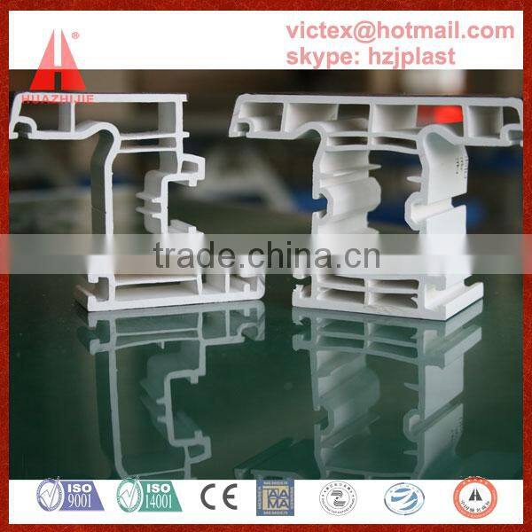 CE certification huazhijie high quality upvc windows profile manufacturer
