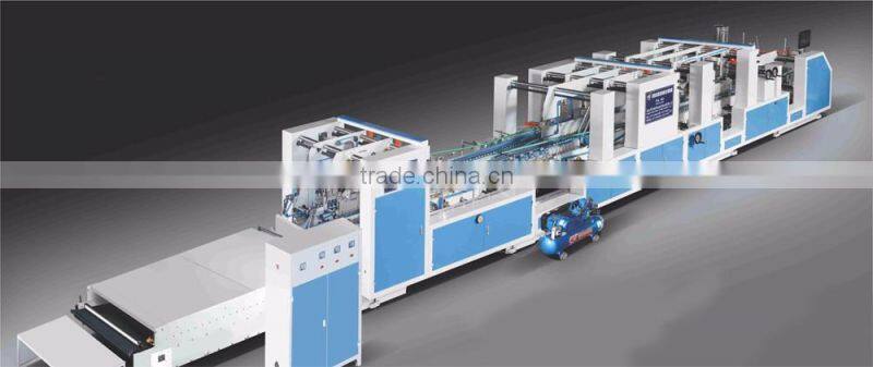 ZH-1450PC Automatic boxAZH-1450PC corrugated box manufacturing machinery in line folding pasting machine