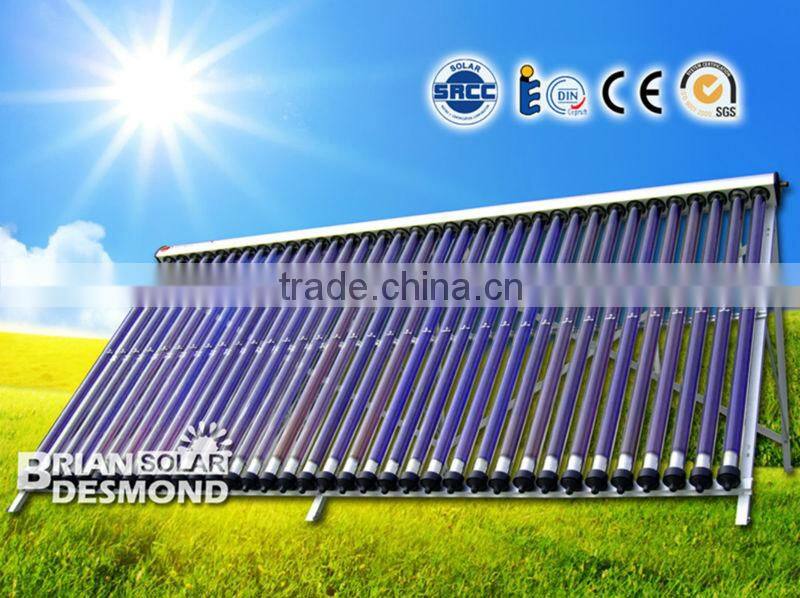 Separated Evacuated Tube Heat Pipe Solar Collector