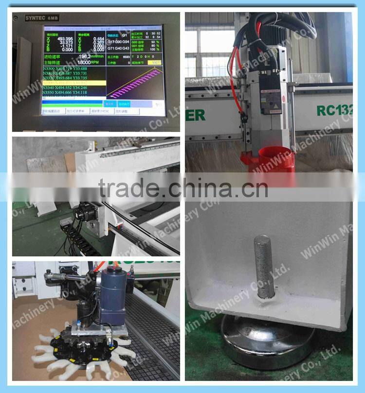 High Quality 3 Axis 1400x3400mm Wood Door Machine/ CNC Machining Center