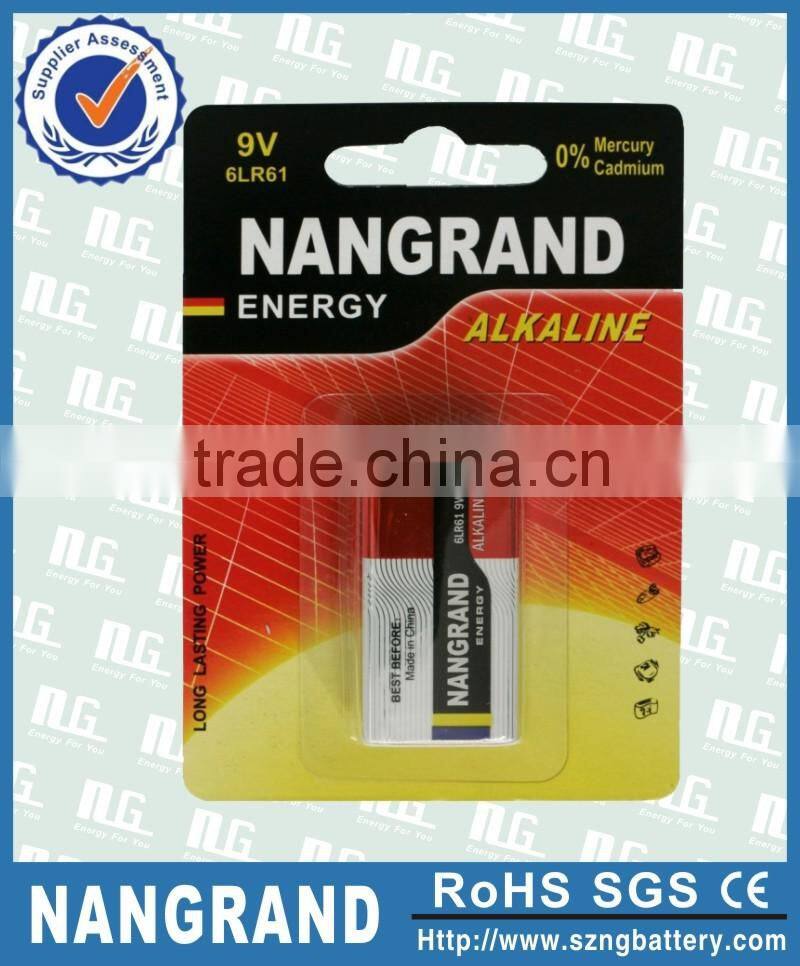 Good china battery manufacturer with 9v battery