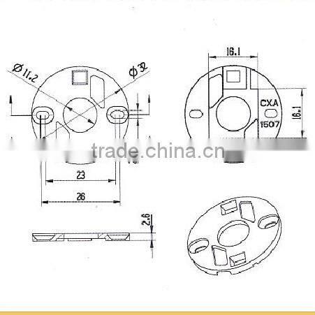 CXA1507 cob led lens holder for cob lamp spotlight