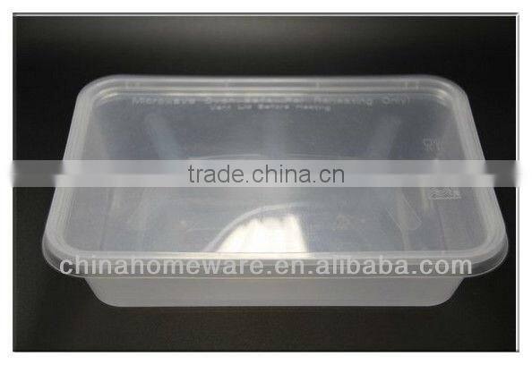 PP Plastic Takeaway Container Plastic Lunch Box