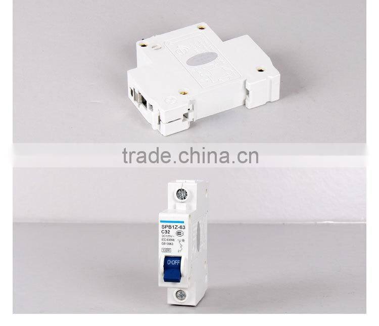 SAIP/SAIPWELL Manufacture Earth Leakage Type PV Application 4 Pole Current Circuit Breaker