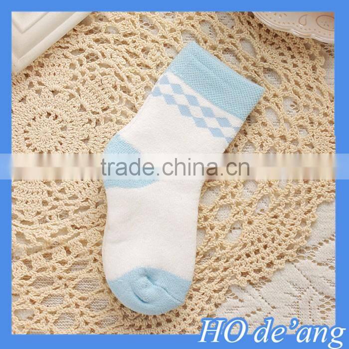 Hogift 2016 hot selling simple soft cotton baby socks thick warm socks for children MHo-210