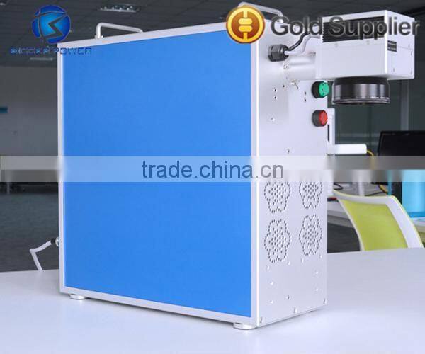 20 W MOPA fiber laser mobile covers printing machine