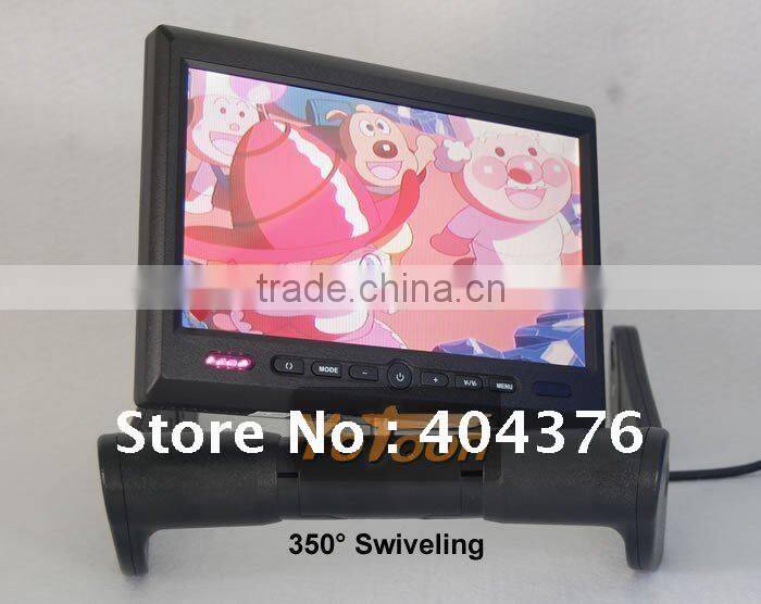 7'' Car Central Armrest DVD/MP4/MP3/SVCD/VCD/DVCD/CD/WMA/JPEG/NATIVE32/8 GAME