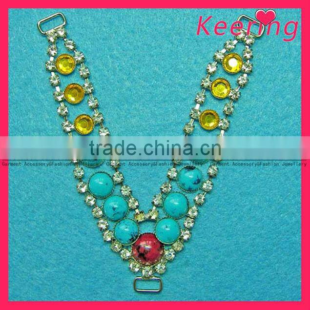 cham pendant rhinestone buckle WCK-103