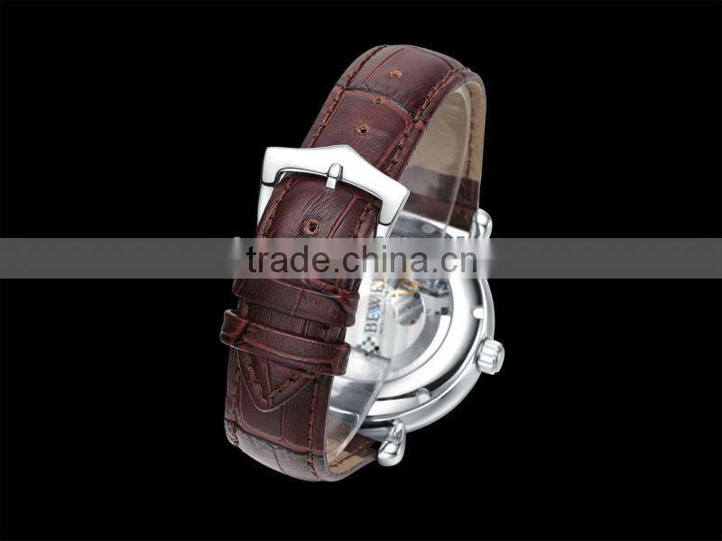 Magnificent Moon Phase Men's Stainless Steel Automatic Mechanical Watch
