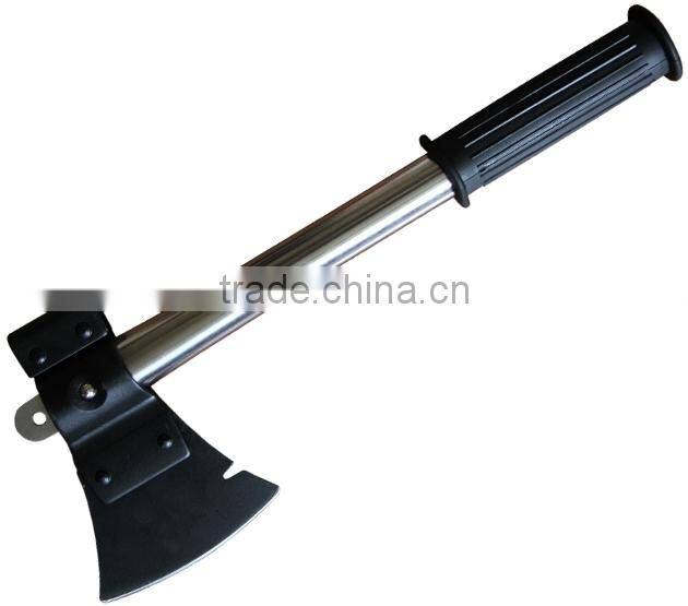 mini portable outdoor camping multi functional spade axe saw knife