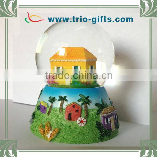 Resin Base Sea Style Custom Snow Globe