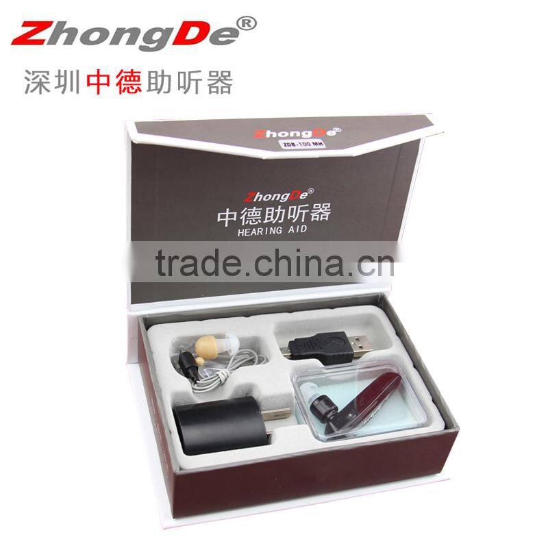 Wholesale ecig made-in-china hearing aid, rechargeable hearing aid with bluetooth