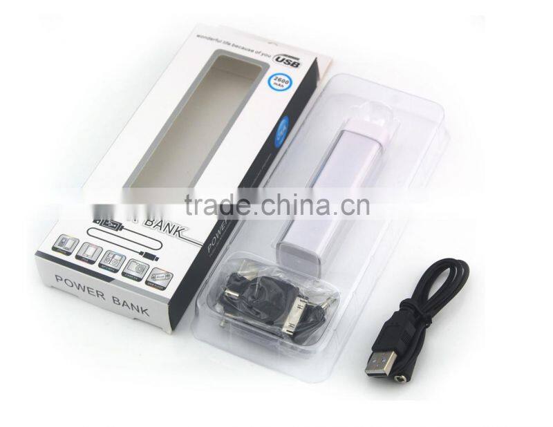 2600mAh Battery Portable Back Up Charger Power Bank For All Androids