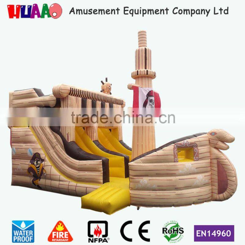 fashion pirate ship bouncy castle slide