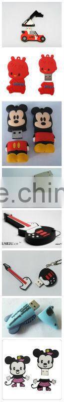 Lovely Silicon Cover usb flash driver u disk 2GB 4GB 8GB 16GB