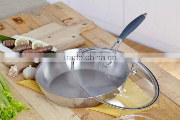 Tri-Ply Stainless Steel korea nonstick frying pan