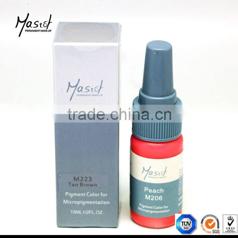 2015 hot selling Eyebrow Tattoo Ink Plaster Cream Liquid Permanent Makeup Pigment
