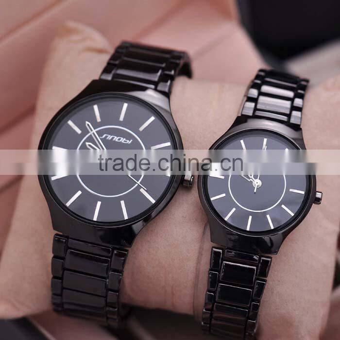Factory Price Brand New Couple Stainless Steel Watch