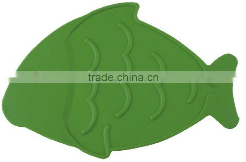 Hercules shape 130x120x22mm Silicone hot coaster trivet mat