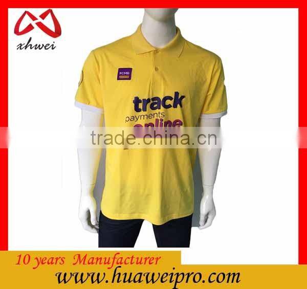China supplier oem high quality new design golf print 100% cotton custom mens polo shirt