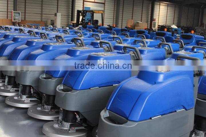 Cleaning machine hand held floor sweeper