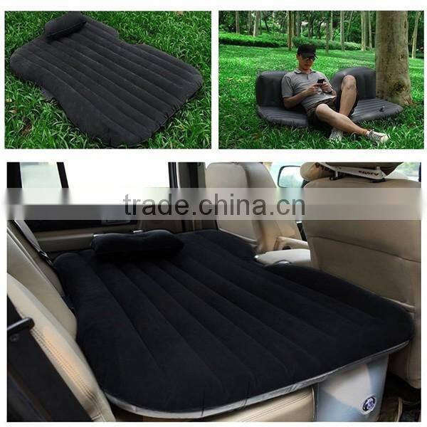 Inflatable car back seat air mattress , inflatable backseat car bed , air mattress for car