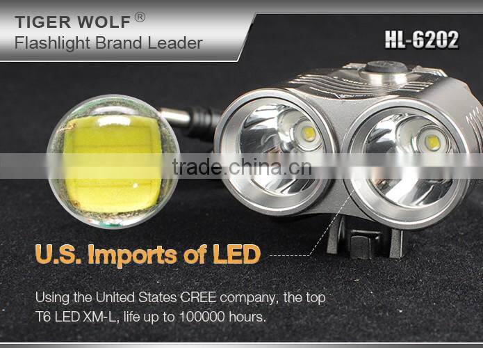 Two heads bicycle light LED bike lamp mountain bicycle light