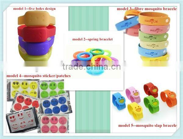 Silicone Mosquito Repellent Bracelet indoor outdoor Insect repellent