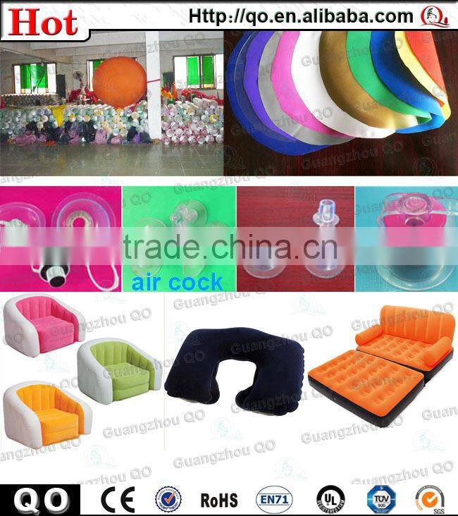 Low price pvc comfortable inflatable sleeping pillow