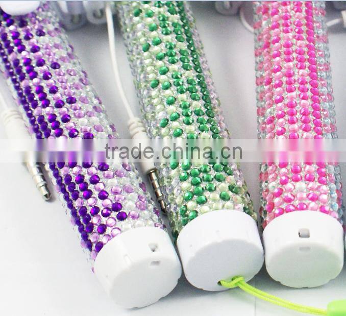 2015 zoom fashion selfie stick top quality unique design bling selfie stick