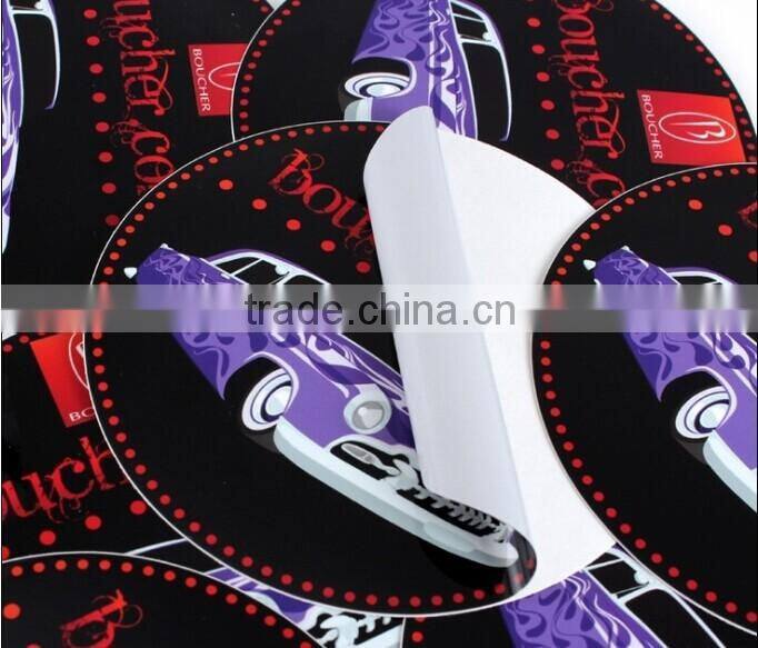 round waterproof stickers on individual sheet (M-A462)