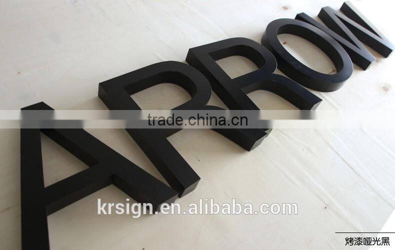 backlit lighted alphabet metal letter sign for building advertising