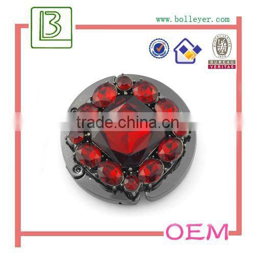 crystal folding purse bag hook purse hanger metal gift