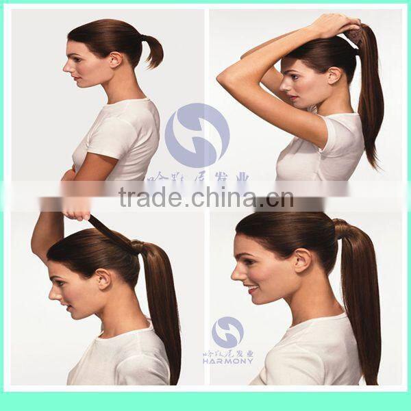 Harmony yaki human hair ponytail is available on stock