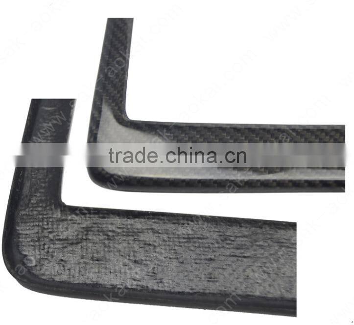 Carbon fiber brand new car truck universal fit license plate frame