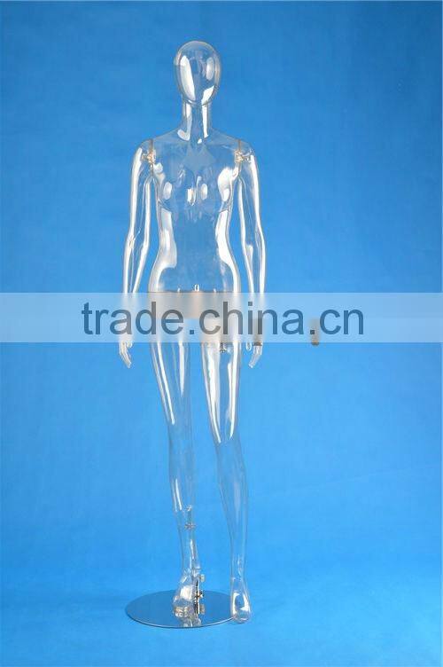 Full body transparent mannequin
