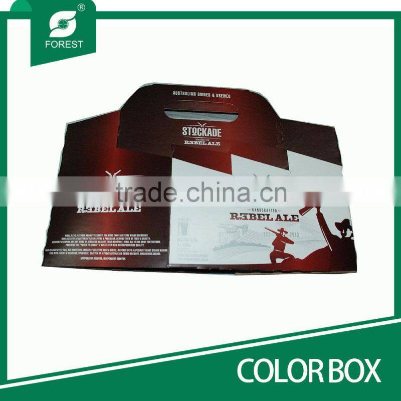 FREE SAMPLE CORRUGATED COLOR HOLDERS FOR PACKING MILK WITH HANDLE