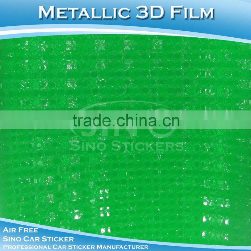 Fast Delivery Air Free Channel Metallic Chrome Blue Auto Wrap Vinyl Sticker