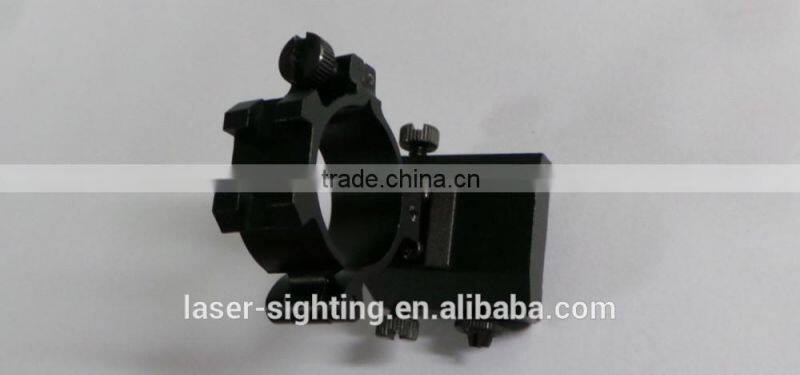 Aluminum mounting bracket for gun with hardcoat black anodized in adjustable versatile direction