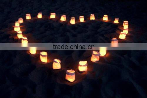 luminary lantern paper candle bags