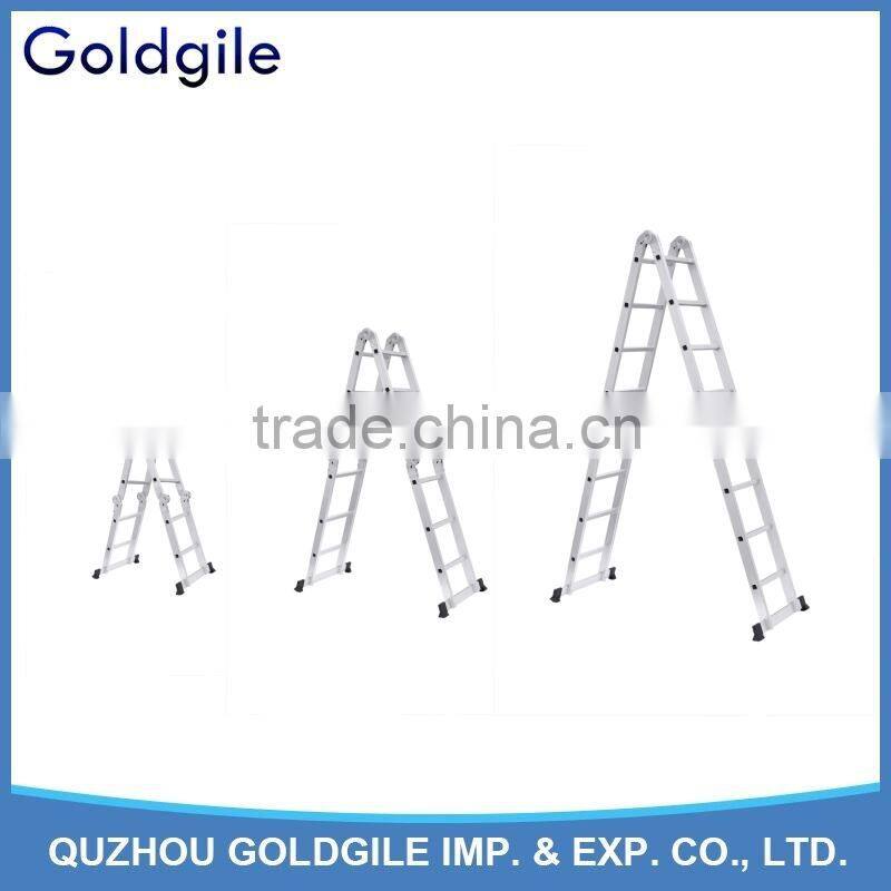 Goldgile 2016 New designaluminium folding ladder with Tools tray
