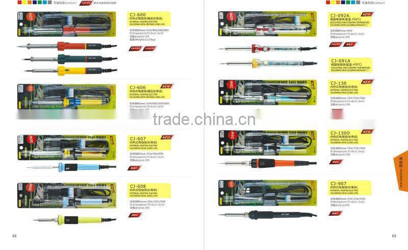 2014 new best sell external heat long life plastic handle electric soldering iron
