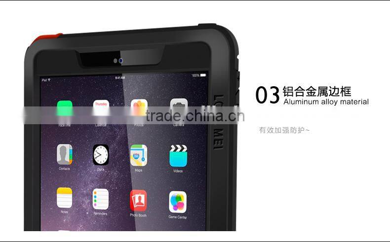 2016 Lovemei Original Powerful Metal Protective Case For iPad Air 2